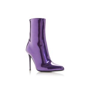 GIUSEPPE ZANOTTI Womens Purple Mirrored-Effect Brytta Toe Stiletto Boots 38
